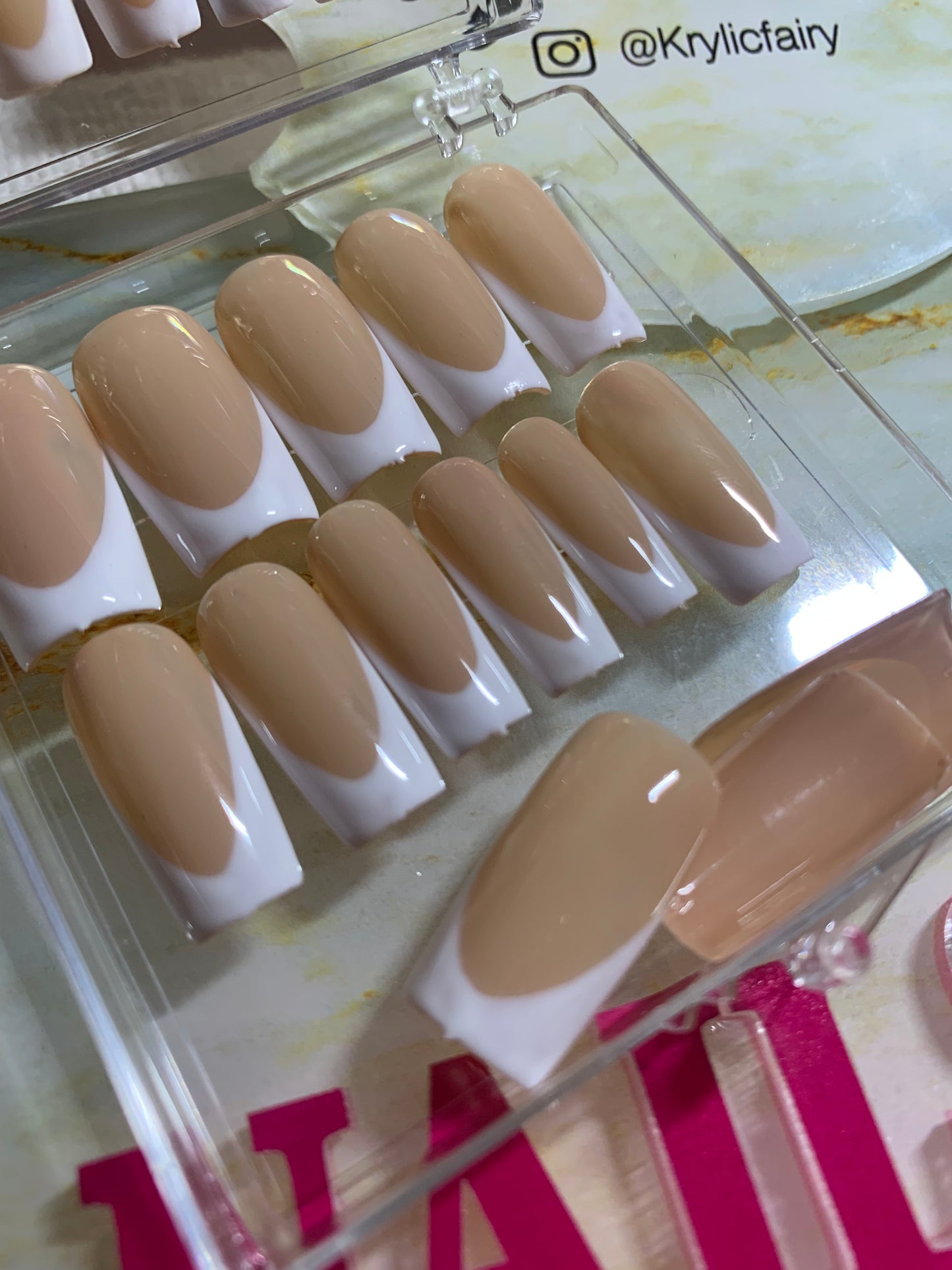 Medium Square French Tip